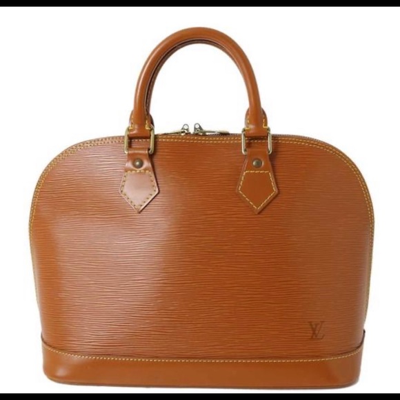 Alma Epi Satchel gold cipango leather. - Picture 2 of 10